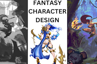 draw fantasy dnd character oc art, commission art, abstract art, rpg, comic art