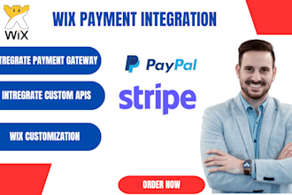 create wix payment integration integate paypal, stripe wix payment gateway