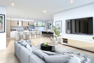 do australian house 3d interior modelling, rendering