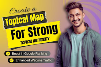 create a topical map to build strong topical authority