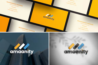 make elegant abstract business logo brand book and corporate design guidelines