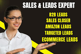 do amazon store owner leads  ecommerce leads   shopify store owner leads