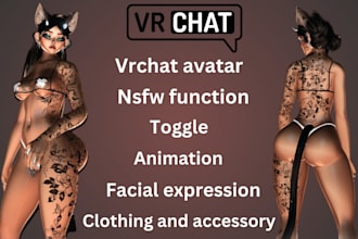 model vrcfury virtual reality character, 3d vtuber, vrchat
