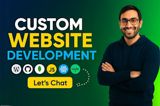 full stack developer website development wordpress website design react js pyton