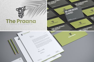 make home care botanical instagram logo and brand book design style guidelines
