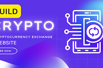 create crypto wallet crypto exchange website app custom bot