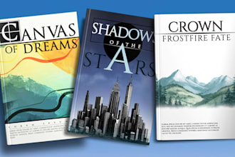create e book, fantasy, kindle and amazon KDP book cover