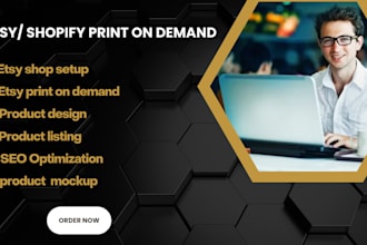 create your etsy and shopify pod store
