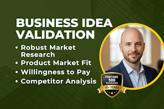 validate your business idea with market research and real customer feedback
