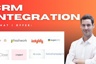 setup integration in copper insightly close nimble activecampaign freshsales crm