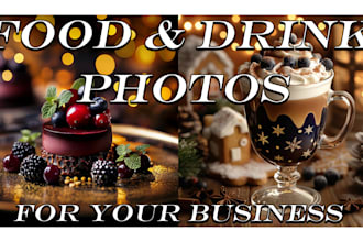 create delicious food and drink images for your business using ai