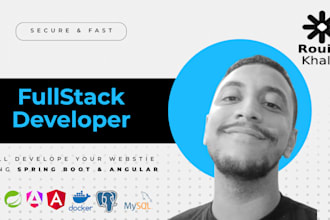 create a custom spring boot, angular, microservices website
