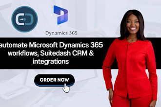automate microsoft dynamics 365 workflows, suitedash CRM integrations