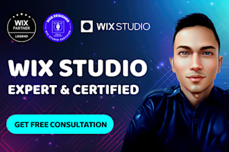 design and develop a wix studio