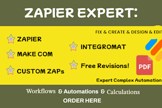 setup workflow on zap zapier expert, api make automation n8n webhook integration