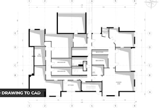 draw your architectural floor plan in autocad