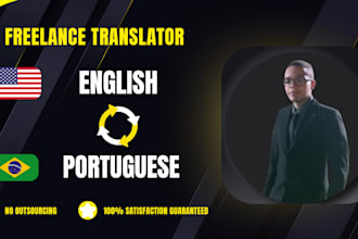 offer professional translation services english to portuguese