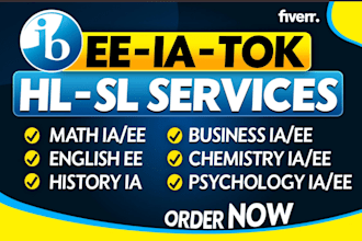 help math, physics, bio, chemistry, sports, business, economics and history ia