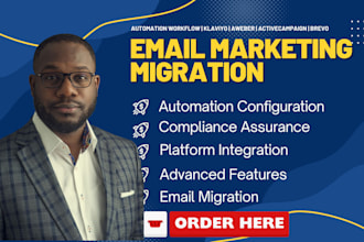 email marketing automation migrate workflow klaviyo mailchimp mailerlite aweber