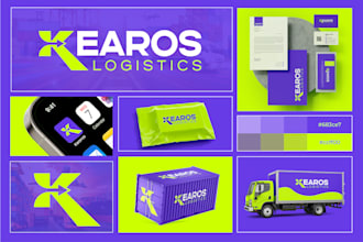 create minimalist logo design, brand identity, and branding kit