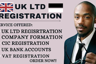 register UK ltd company do vat business bank account registration for US non US