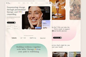 design  mental health website, healthcare website, healthcare staffing agency