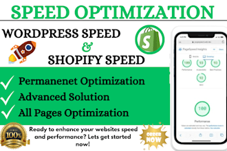pagespeed optimization wordpress speed website speed shopify speed optimization