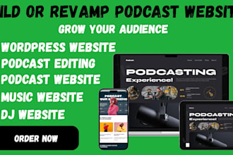 build a stunning podcast website on wordpress to grow your audience