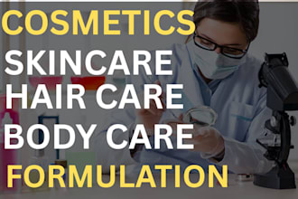 formulate the cosmetics that you want