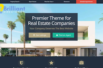 brilliant directory website wordpress website design listing pro elementor