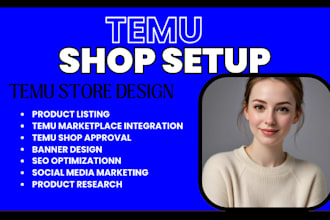temu seller account temu store temu marketplace temu product listing