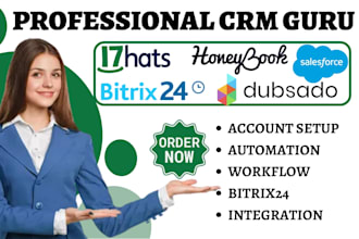 setup close io 17hats bitrix24 automation dubsado honeybook workflow salesforce