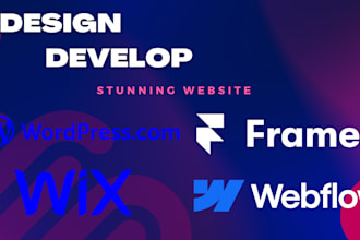do wordpress framer ghl wix webflow sales landing page funnels website design