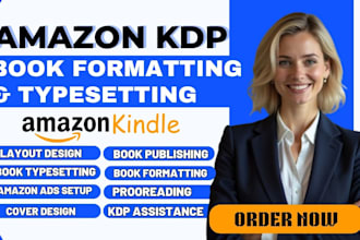 do book formatting book typesetting layout design for amazon KDP and paperback