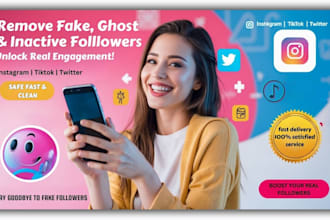 unfollow ghost and bot followers on instagram, twitter and tiktok for growth