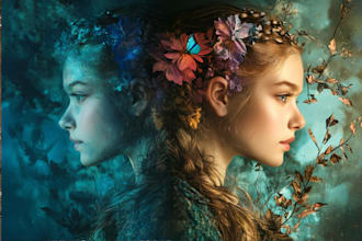 do realistic or fantasy portrait