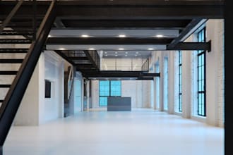 do 3d commercial warehouse design, renovate factory warehouse design
