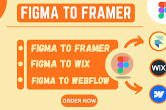 figma to framer, figma to wix studio, figma to webflow, figma to framer website
