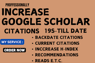 increase google scholar citations, h index, reads using articles in apa, mla