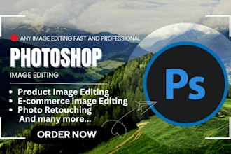 do photoshop image editing retouching product retouch fast