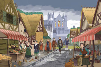 do background illustration and environment concept art