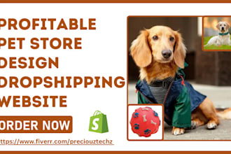 design shopify pet store pet store pet dropshipping pet store shopify website
