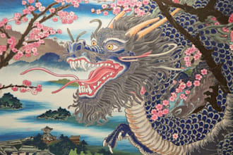 create detailed art japanese style for tshirts tattoos etc