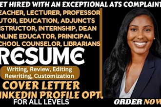 write teacher professor, lecturer, instructor non teaching staff, adjunct resume