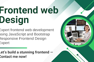 expert frontend web developer responsive web design, development