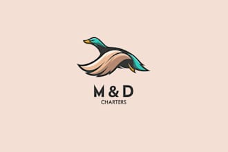 design fishing tourism charter company logo