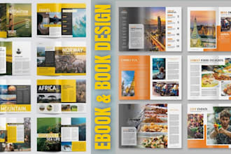 redesign stunning ebook travel guide sell sheet lookbook product catalogue canva