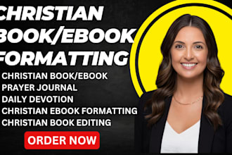 design christian daily devotion book, prayer book, ebook formatting and journal