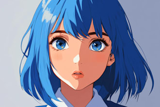 draw fanart , anime character , illustration just for you
