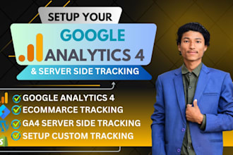 setup google analytics ads conversion tracking ga4 ecommerce tracking via gtm